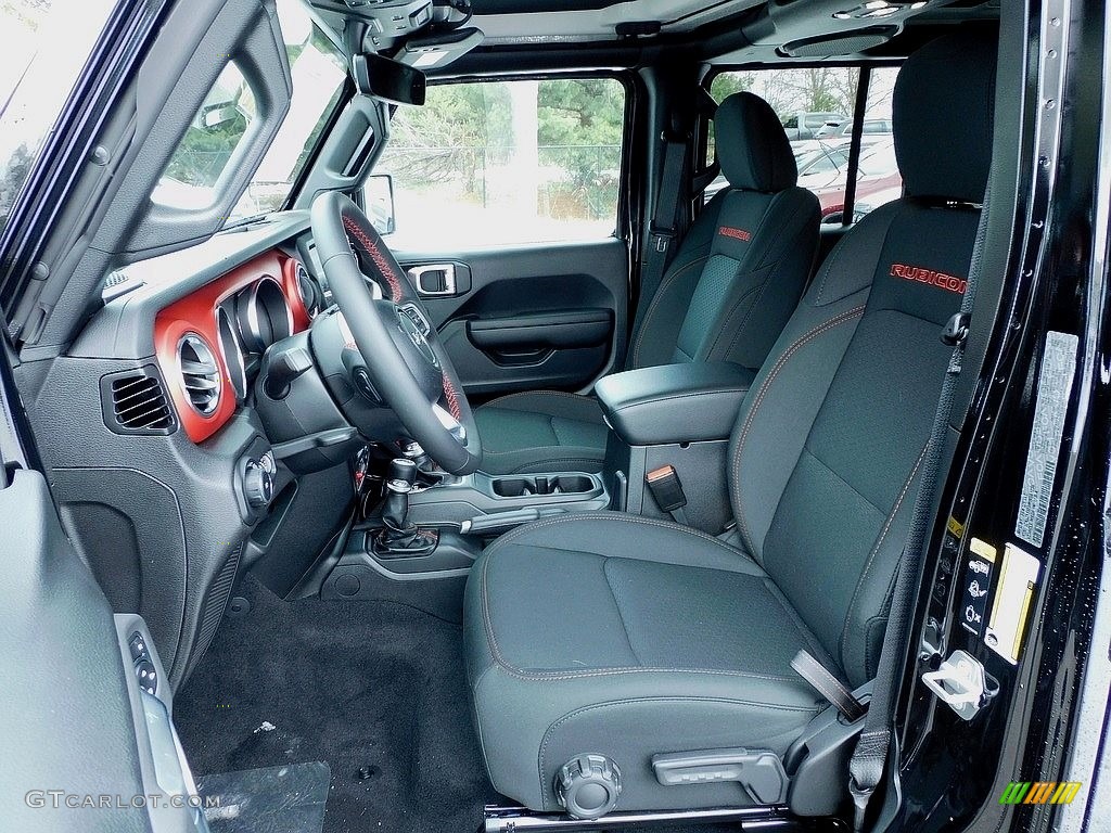 2021 Jeep Wrangler Unlimited Rubicon 4x4 Front Seat Photo #140636345