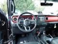 Black 2021 Jeep Wrangler Unlimited Rubicon 4x4 Dashboard