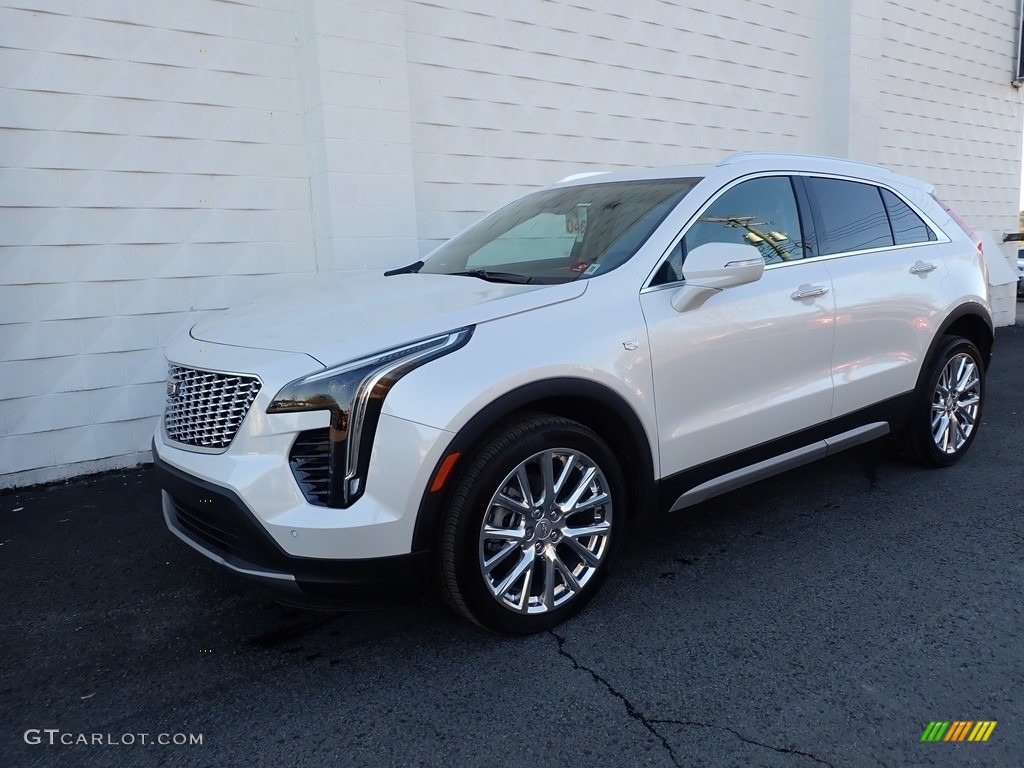 Crystal White Tricoat 2021 Cadillac XT4 Premium Luxury AWD Exterior Photo #140637323