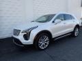 Crystal White Tricoat 2021 Cadillac XT4 Premium Luxury AWD Exterior