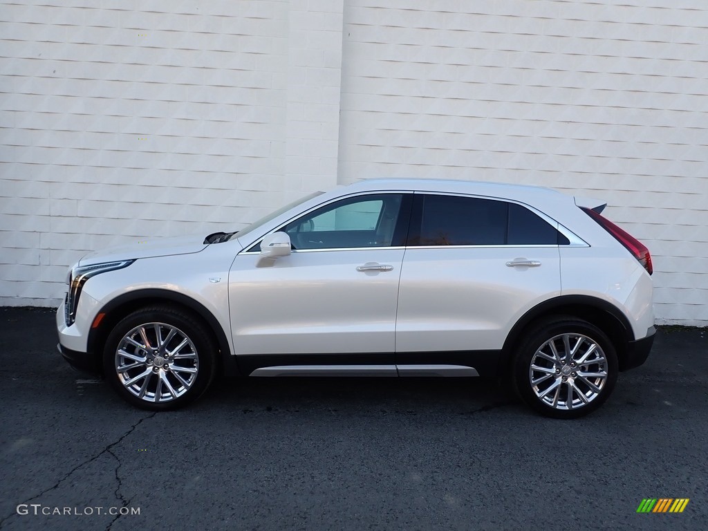 Crystal White Tricoat 2021 Cadillac XT4 Premium Luxury AWD Exterior Photo #140637347