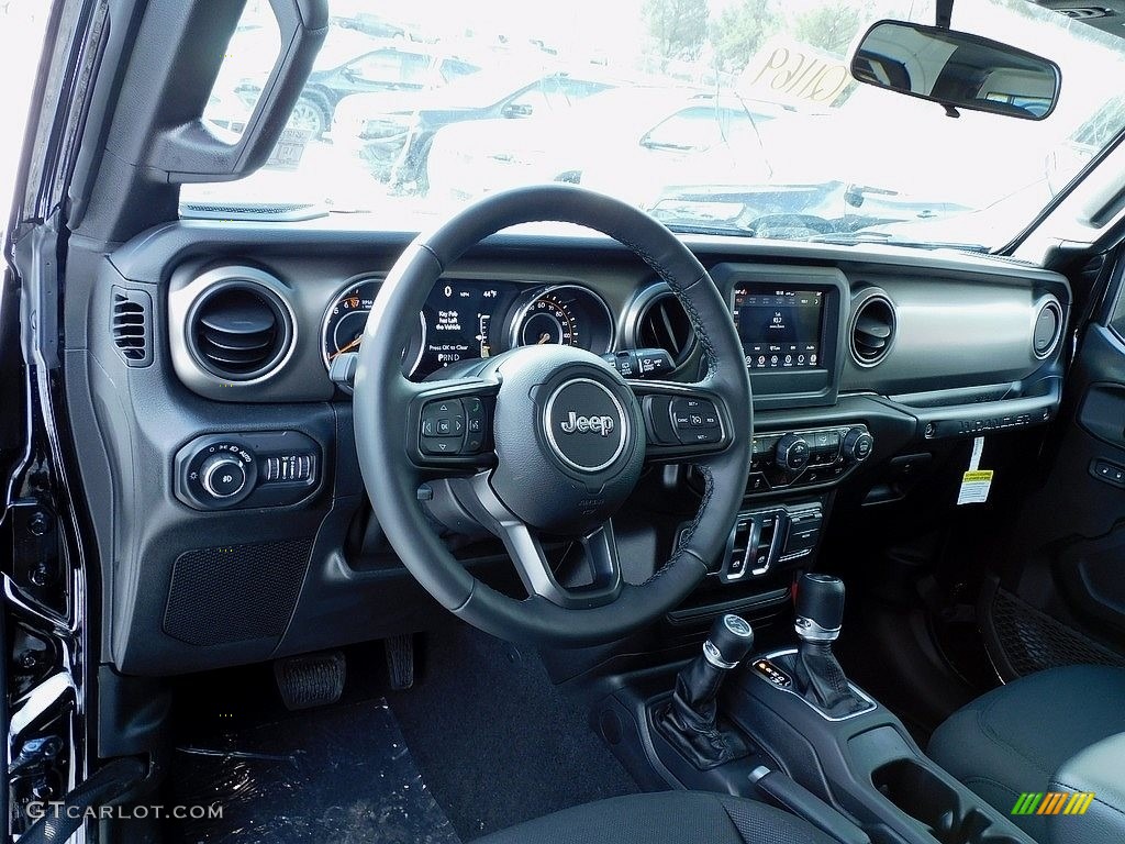 2021 Jeep Wrangler Sport 4x4 Black Dashboard Photo #140637683