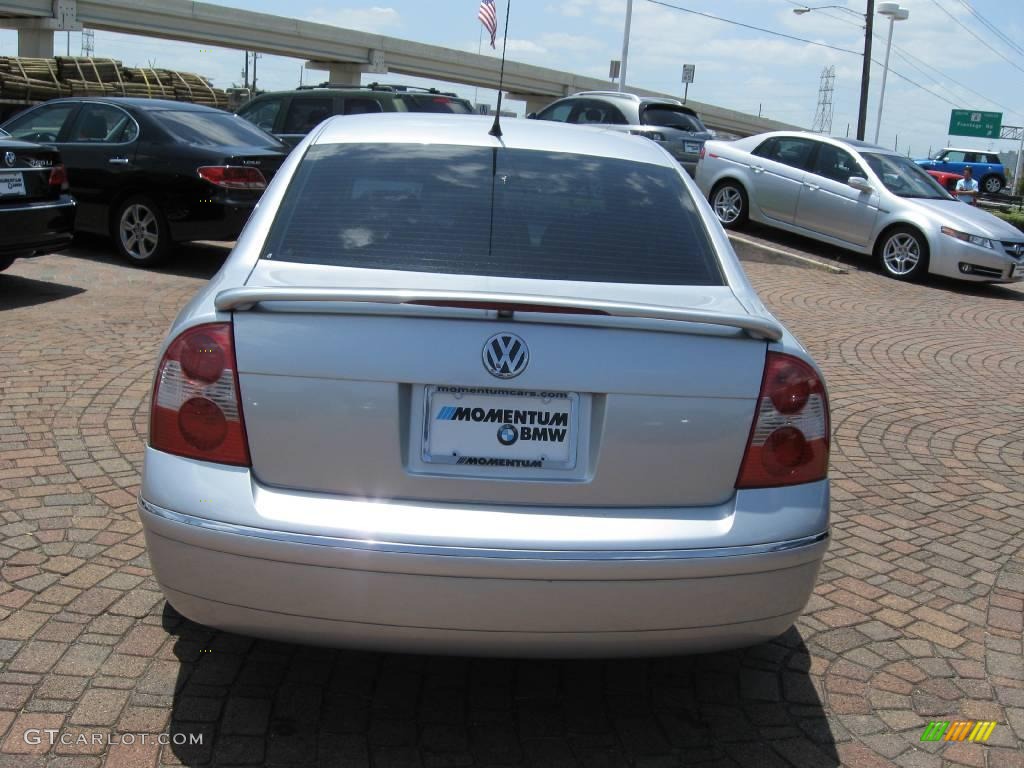 2003 Passat GLS Sedan - Reflex Silver Metallic / Black photo #6