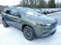 Olive Green Pearl 2021 Jeep Cherokee Latitude Lux 4x4 Exterior