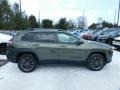 Olive Green Pearl 2021 Jeep Cherokee Latitude Lux 4x4 Exterior