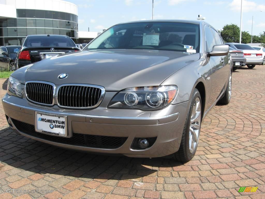 2008 7 Series 750Li Sedan - Sterling Grey Metallic / Black photo #5