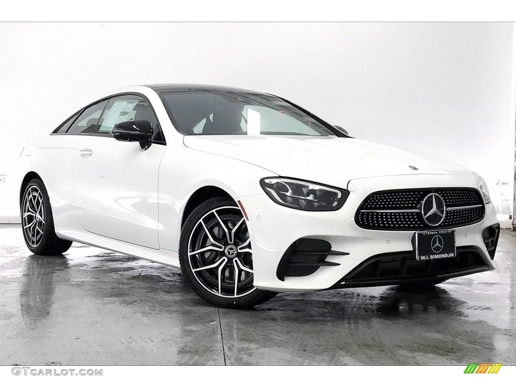 2021 E 450 Coupe - Polar White / Black photo #12