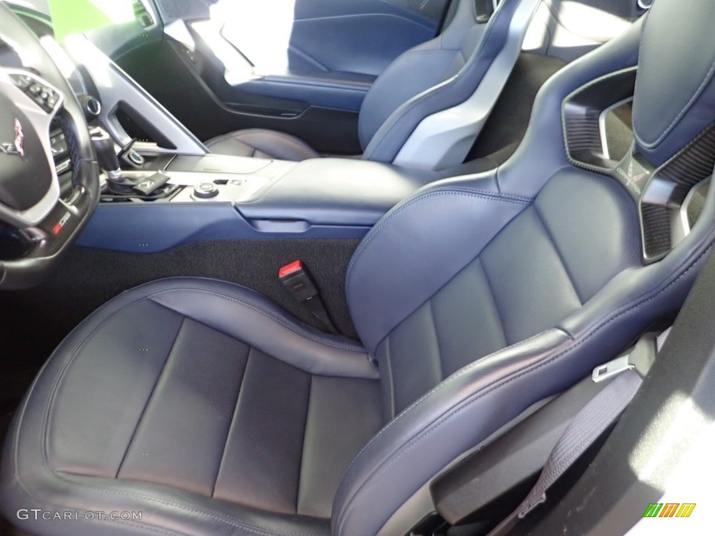 Twilight Blue Edition Interior 2017 Chevrolet Corvette Z06 Coupe Photo #140638799
