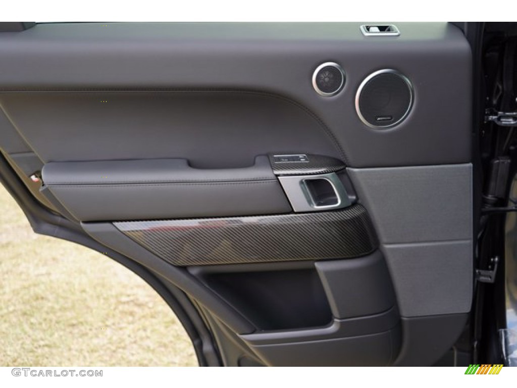 2021 Land Rover Range Rover Sport Autobiography Ebony Door Panel Photo #140638826