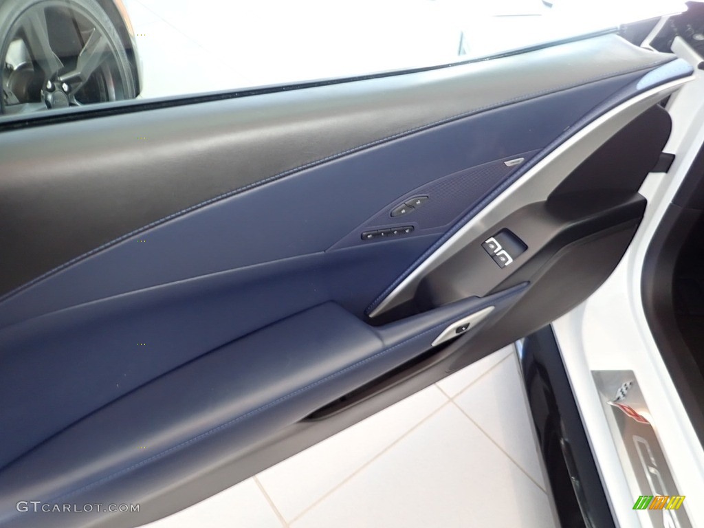 2017 Chevrolet Corvette Z06 Coupe Twilight Blue Edition Door Panel Photo #140638844