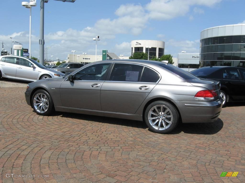 2008 7 Series 750Li Sedan - Sterling Grey Metallic / Black photo #7