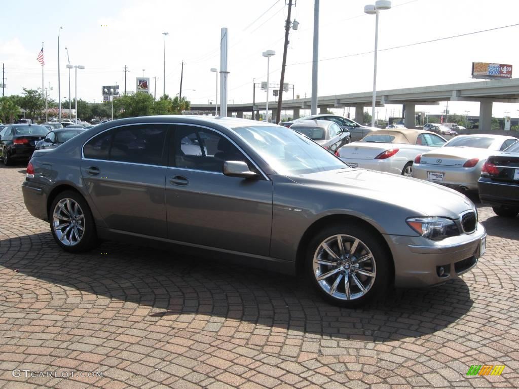 2008 7 Series 750Li Sedan - Sterling Grey Metallic / Black photo #13