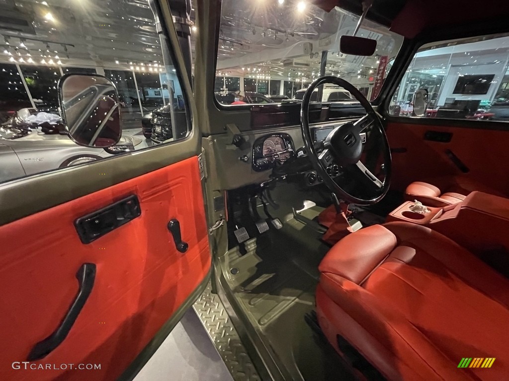 Red Interior 1983 Toyota Land Cruiser FJ40 Photo #140640071
