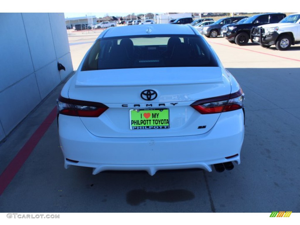 2021 Camry SE - Super White / Black photo #7