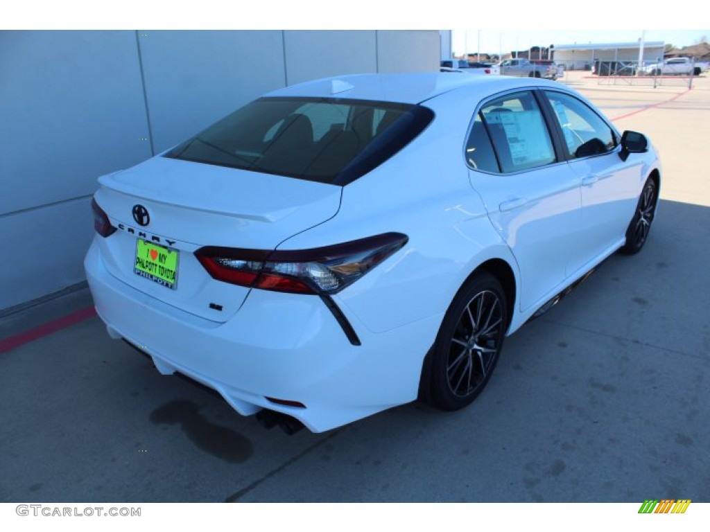 2021 Camry SE - Super White / Black photo #8