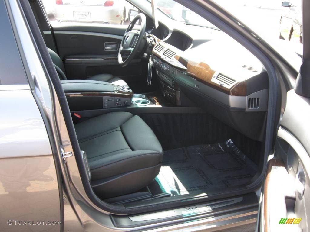2008 7 Series 750Li Sedan - Sterling Grey Metallic / Black photo #15