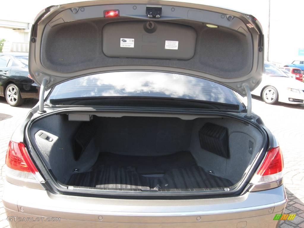 2008 7 Series 750Li Sedan - Sterling Grey Metallic / Black photo #17