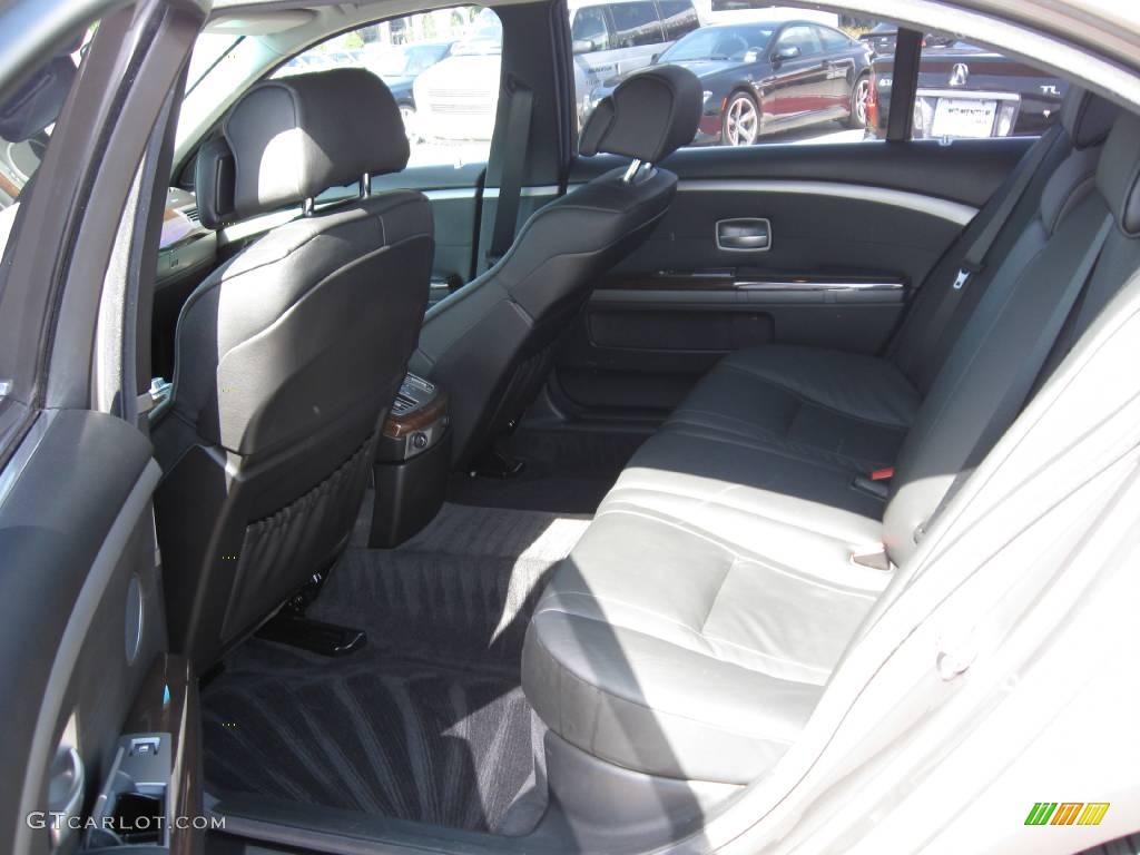 2008 7 Series 750Li Sedan - Sterling Grey Metallic / Black photo #20