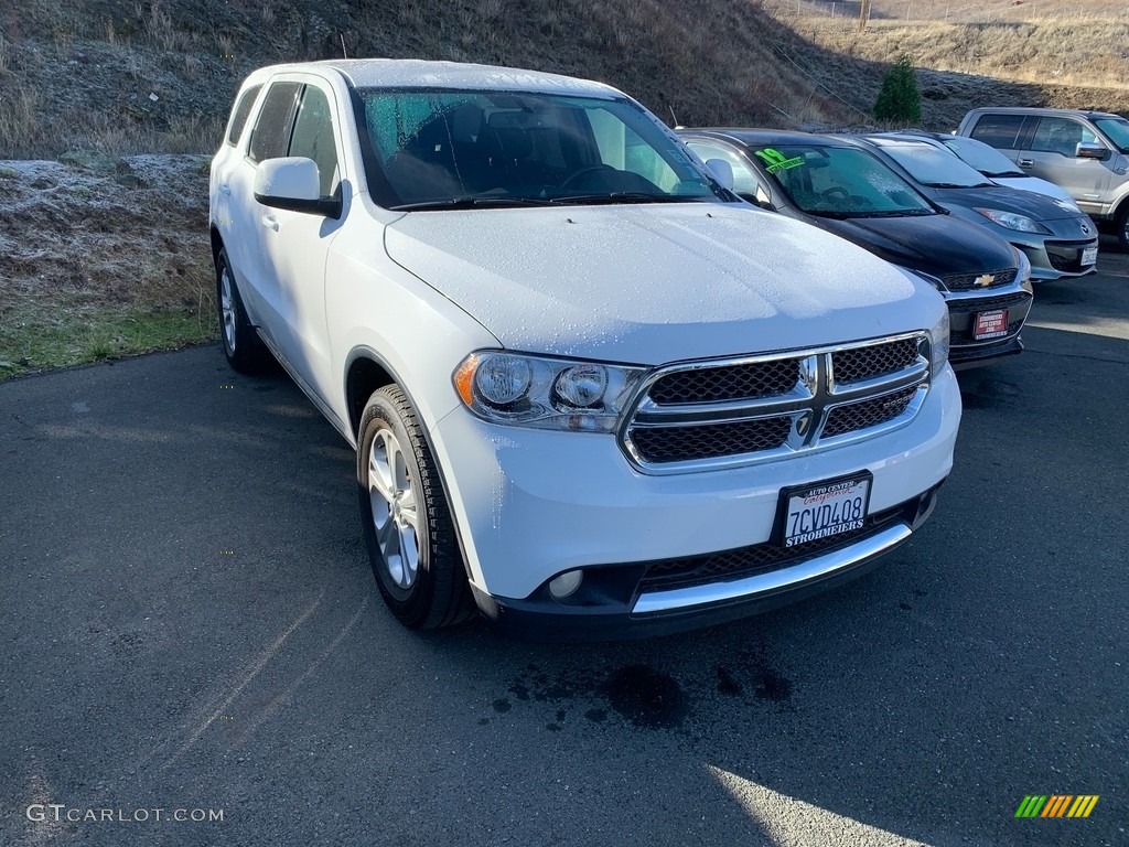 2013 Durango SXT - Bright White / Black photo #2