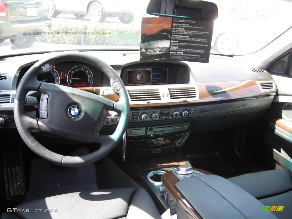 2008 7 Series 750Li Sedan - Sterling Grey Metallic / Black photo #29