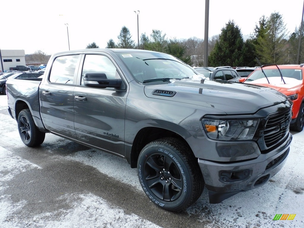 Granite Crystal Metallic 2021 Ram 1500 Big Horn Crew Cab 4x4 Exterior Photo #140642066