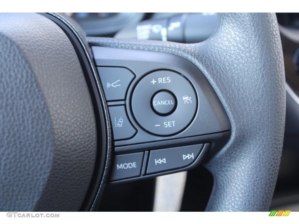 2021 Toyota Corolla LE Black Steering Wheel Photo #140642217