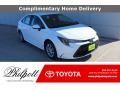 2021 Super White Toyota Corolla LE  photo #1