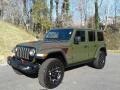 2020 Sarge Green Jeep Wrangler Unlimited Rubicon 4x4  photo #2