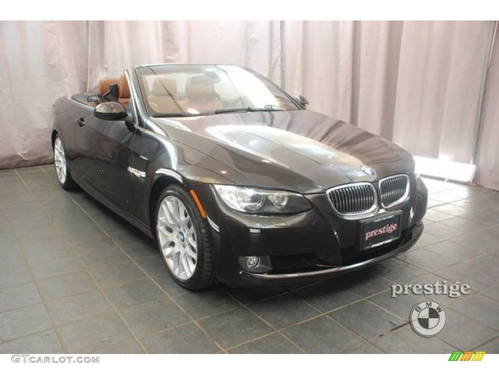 2009 3 Series 328i Convertible - Black Sapphire Metallic / Saddle Brown Dakota Leather photo #7