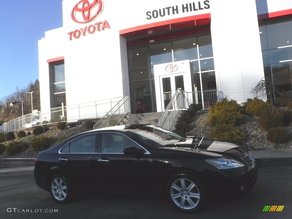 2008 ES 350 - Obsidian Black / Black photo #2