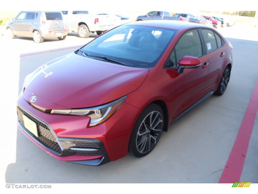 2021 Corolla SE - Barcelona Red Metallic / Light Gray/Moonstone photo #4