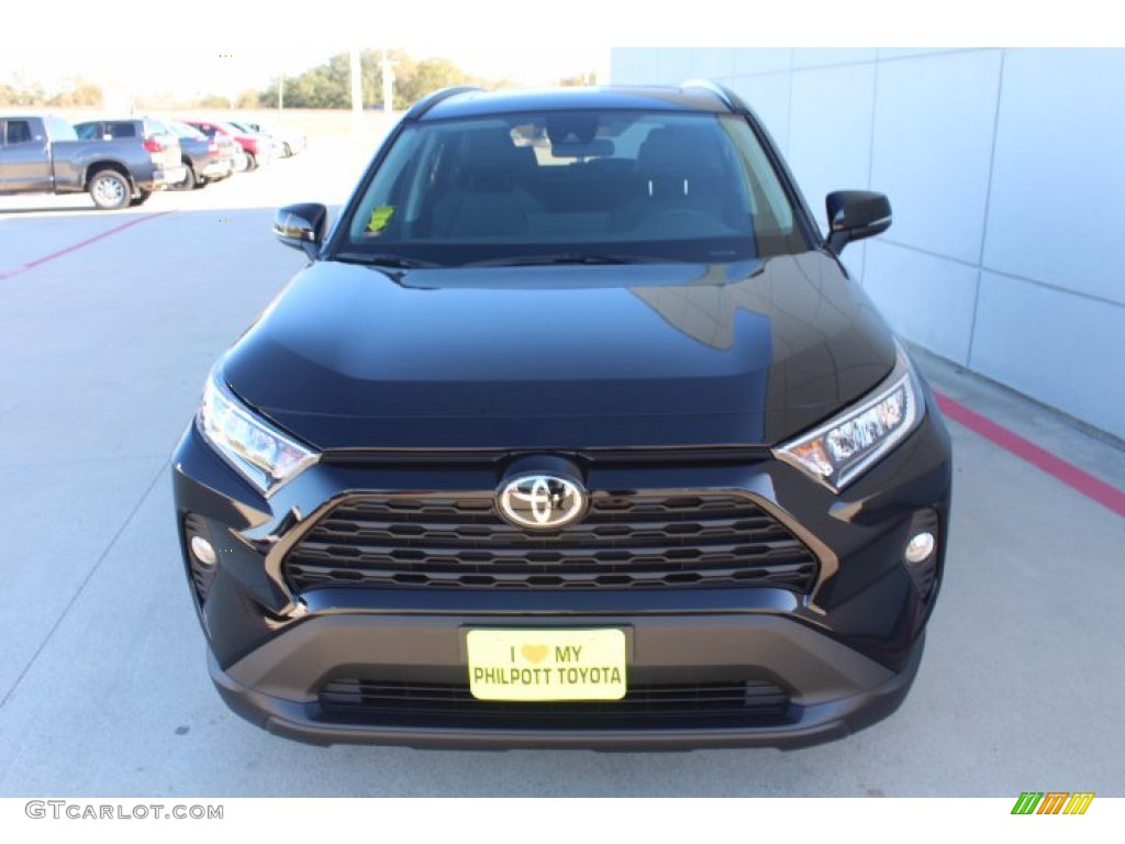 2021 RAV4 XLE Premium - Midnight Black Metallic / Black photo #3