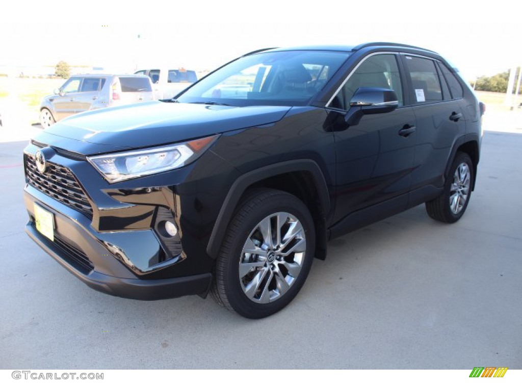 2021 RAV4 XLE Premium - Midnight Black Metallic / Black photo #4