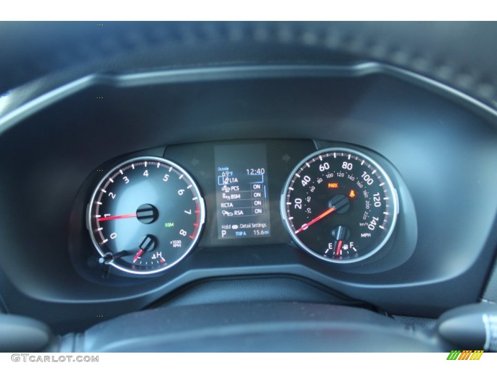 2021 RAV4 XLE Premium - Midnight Black Metallic / Black photo #13