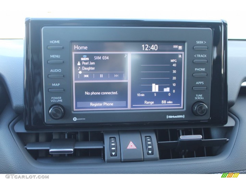 2021 RAV4 XLE Premium - Midnight Black Metallic / Black photo #15