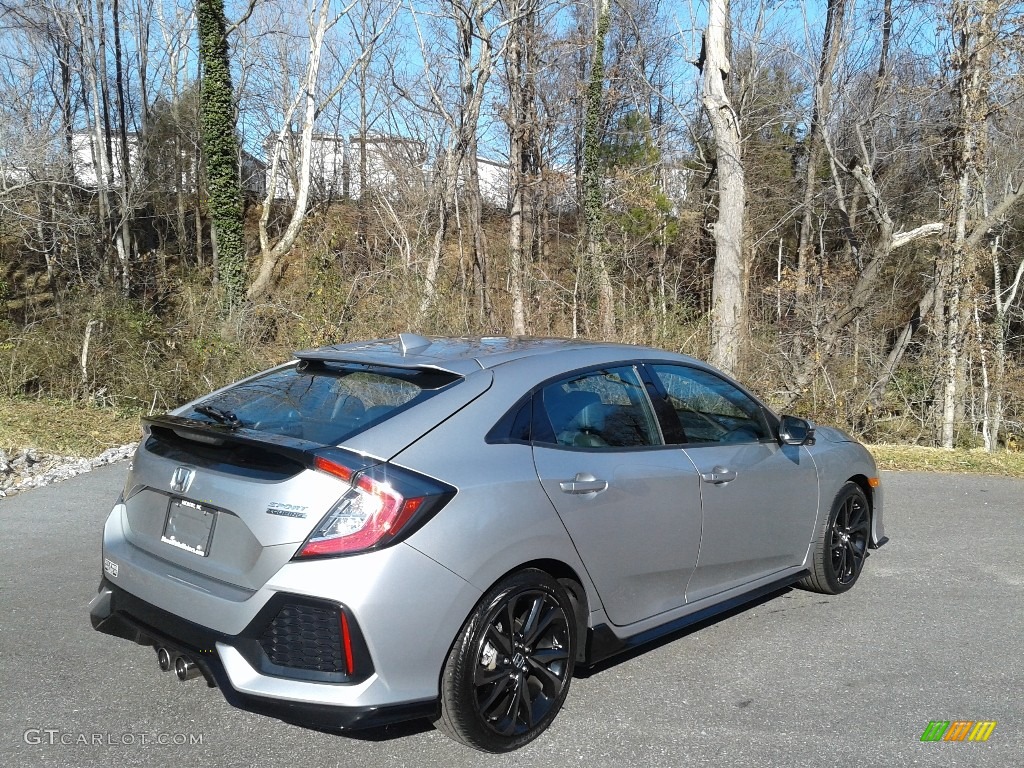 Lunar Silver Metallic 2017 Honda Civic Sport Touring Hatchback Exterior Photo #140644418