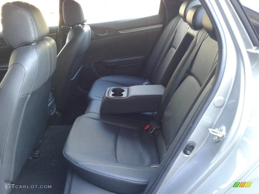 Black Interior 2017 Honda Civic Sport Touring Hatchback Photo #140644589