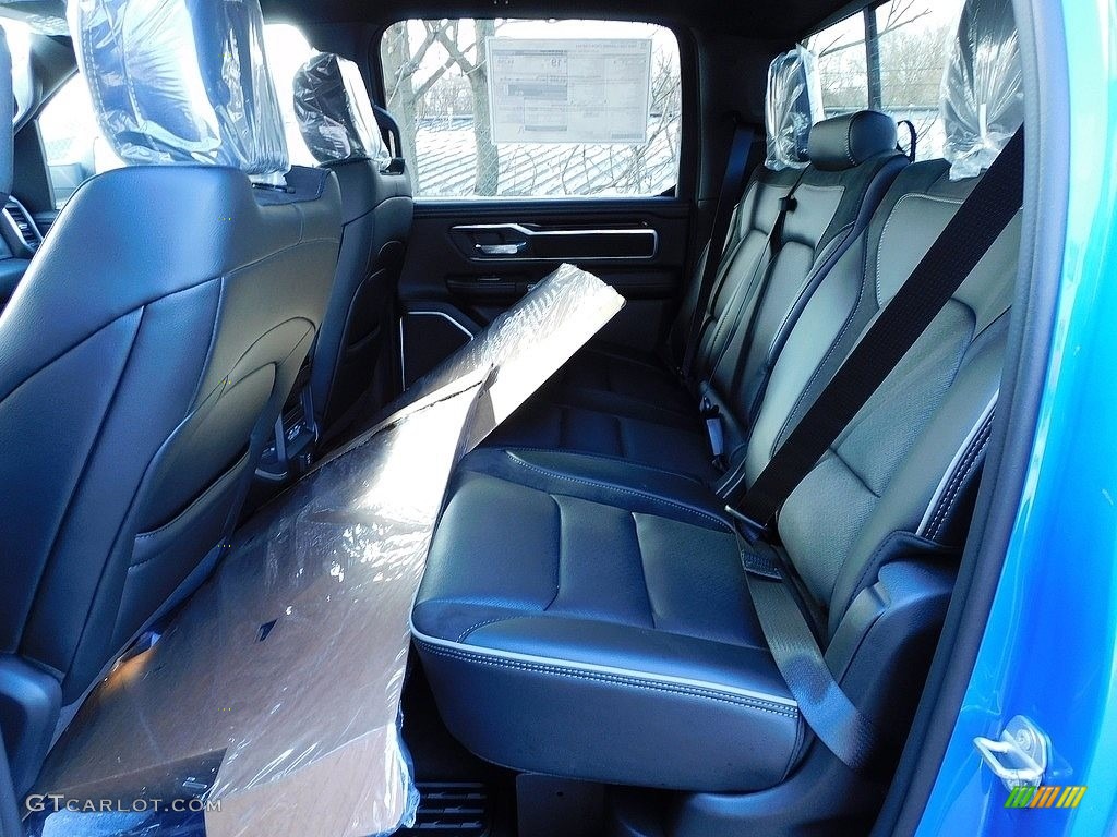 Black Interior 2021 Ram 1500 Laramie Crew Cab 4x4 Photo #140644796