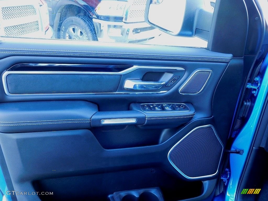 2021 Ram 1500 Laramie Crew Cab 4x4 Black Door Panel Photo #140644838