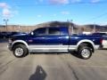 2012 True Blue Pearl Dodge Ram 3500 HD Laramie Mega Cab 4x4  photo #2