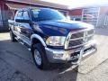 2012 True Blue Pearl Dodge Ram 3500 HD Laramie Mega Cab 4x4  photo #7