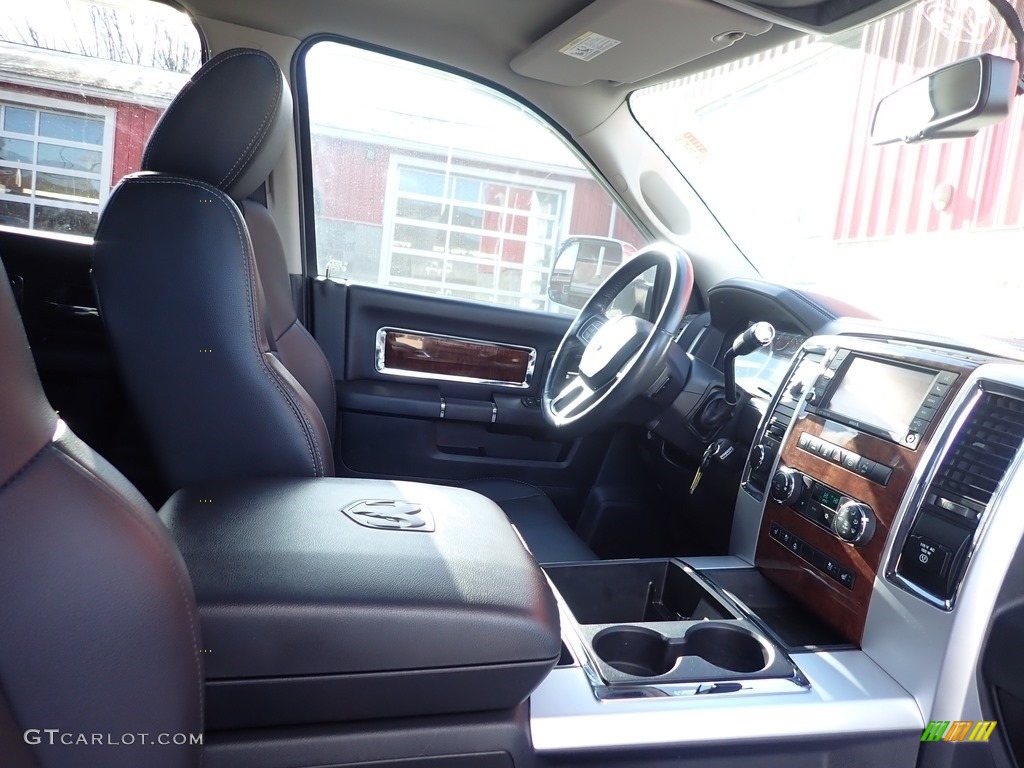 2012 Ram 3500 HD Laramie Mega Cab 4x4 - True Blue Pearl / Dark Slate photo #9