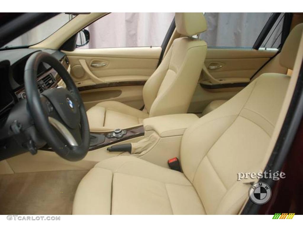 2009 3 Series 328xi Sport Wagon - Barbara Red Metallic / Beige photo #9