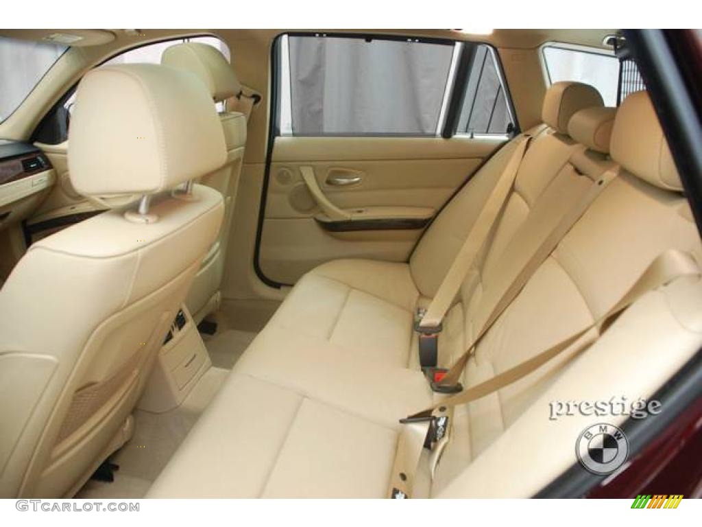2009 3 Series 328xi Sport Wagon - Barbara Red Metallic / Beige photo #10