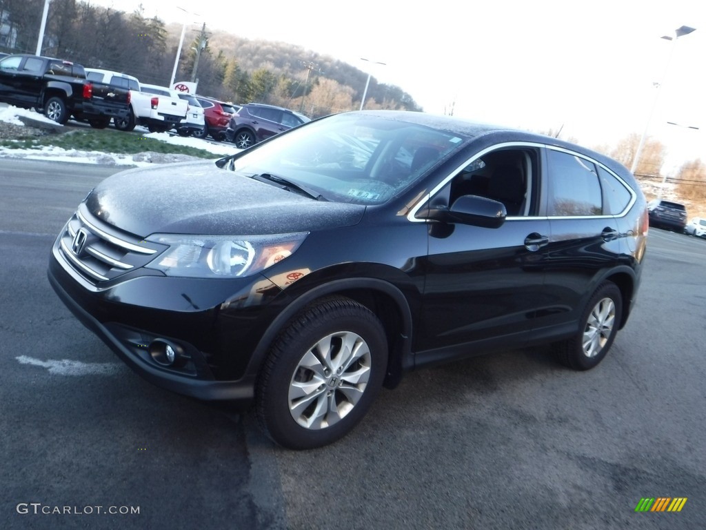 2014 CR-V EX AWD - Crystal Black Pearl / Black photo #10