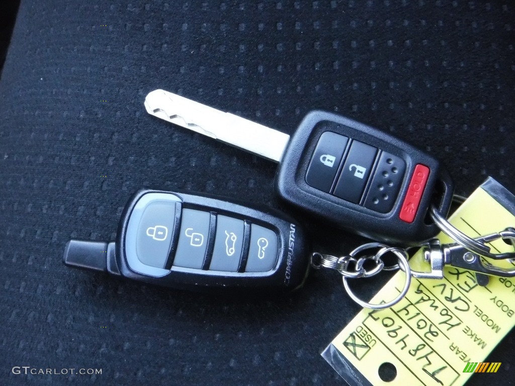 2014 CR-V EX AWD - Crystal Black Pearl / Black photo #23