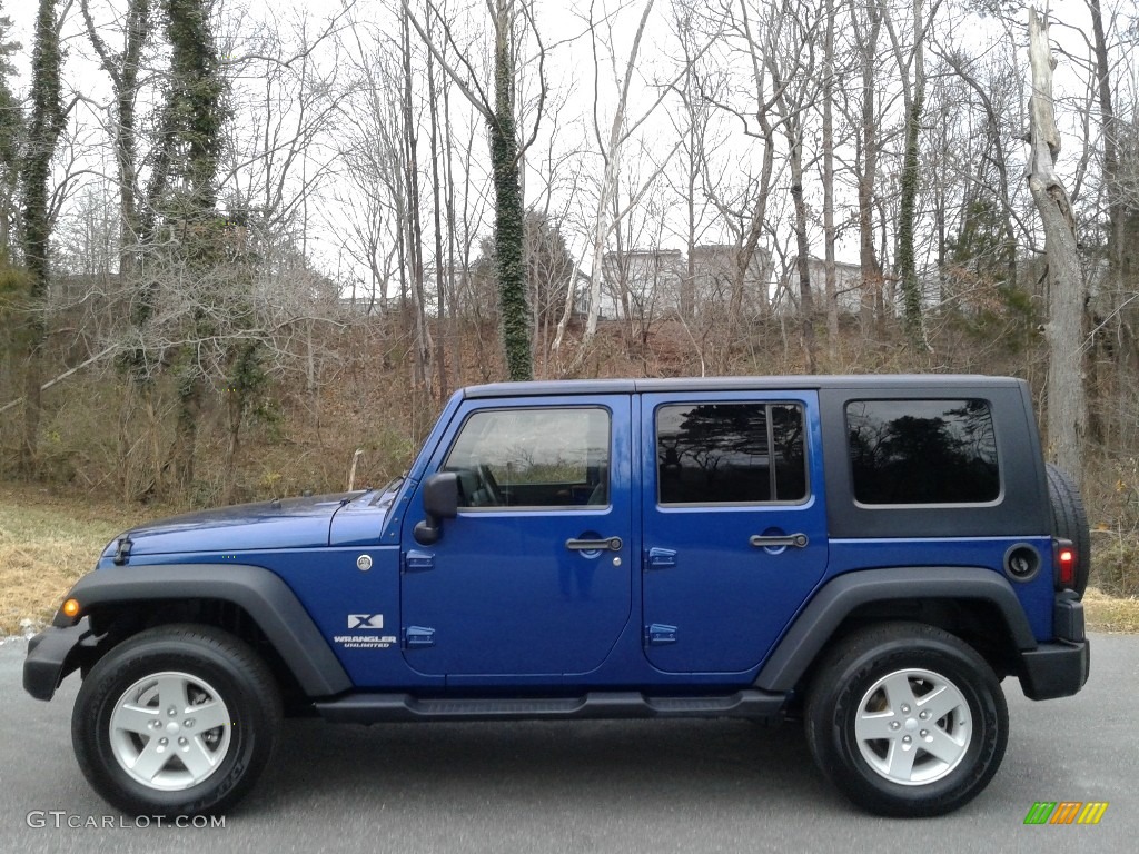 Deep Water Blue Pearl Jeep Wrangler Unlimited