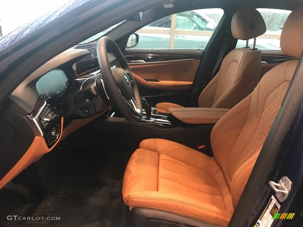 2021 5 Series 530i xDrive Sedan - Phytonic Blue Metallic / Cognac photo #3