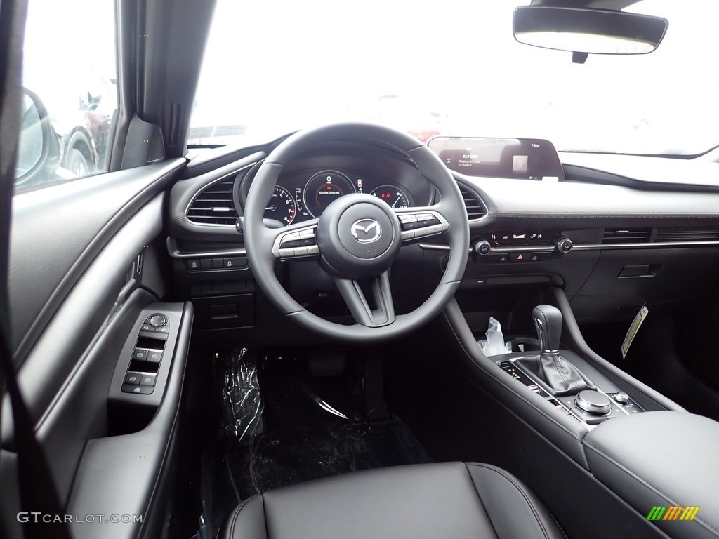 Black Interior 2021 Mazda Mazda3 Select Hatchback AWD Photo #140649370