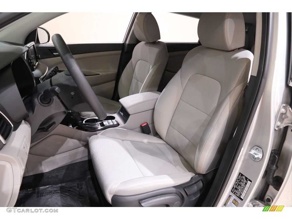 Gray Interior 2020 Hyundai Tucson SE AWD Photo #140649598